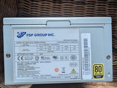 FSP 500W Netzteil 80 PLUS GOLD | FSP500-50AAGA | Acer Predator Nitro Aspire