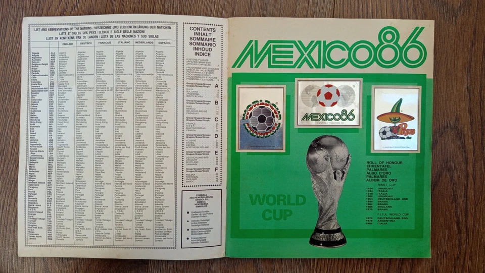 PANINI MEXICO 86 WORLD CUP ALBUM COMPLETE ,1986 - Image 2 of 4