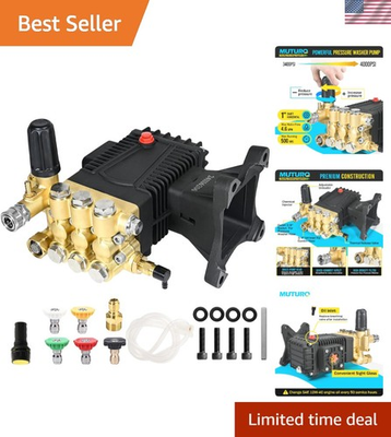 #ad Effortless Installation 1quot; Triplex Pump 4000 PSI for Simpson amp; General Models $327.99