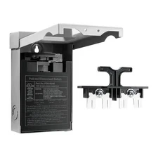 60 Amp AC Disconnect Switch Outdoor 120/240VAC Pull Out Switch Waterproof Metal