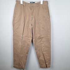 Vintage Polo Ralph Lauren Philip Pants 34x30 Khaki Chino Classic Trousers Preppy