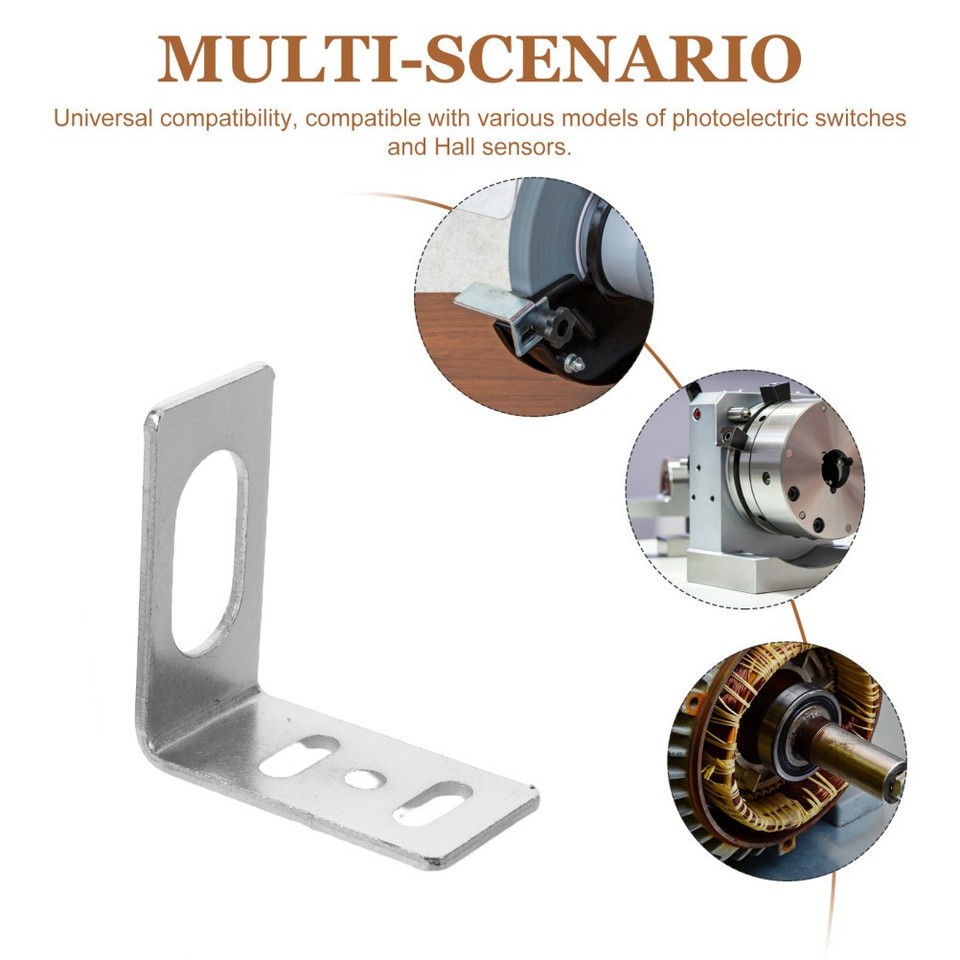 Reusable Iron Sensor Mount Bracket L Shaped Heavy Duty Stable ...