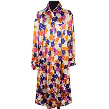 ASOS Monki Women's Multicoloured Sm Flower Shirt Dress Oversized