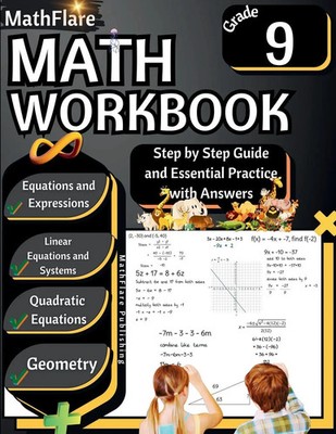 Mathflare Publishing | MathFlare - Math Workbook 9th Grade | Taschenbuch (2024)