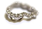 14k White Gold Natural Diamond 1.00ct heart Love cluster pendant slide 2.4g VS G — photo 6