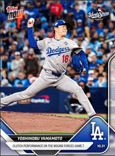 Yoshinobu Yamamoto World Series Game 6 Win 2025 MLB Topps NOW - #916