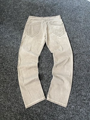 Punk Opium Cipo Baxx Beige Faded Avant Garde Pants Mens 33 Size