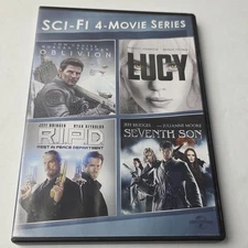 Lucy Oblivion RIPD Seventh Son DVD 4 Sci-Fi Movies *BUY 2 GET 3 FREE*