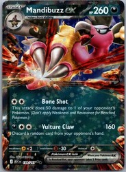 Mandibuzz ex 139/217 Ascended Heroes Double Rare Holo