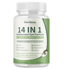 Evervision 14 in 1 Advanced Eye Formula 60 Pieces Vision Protection Pill Eye