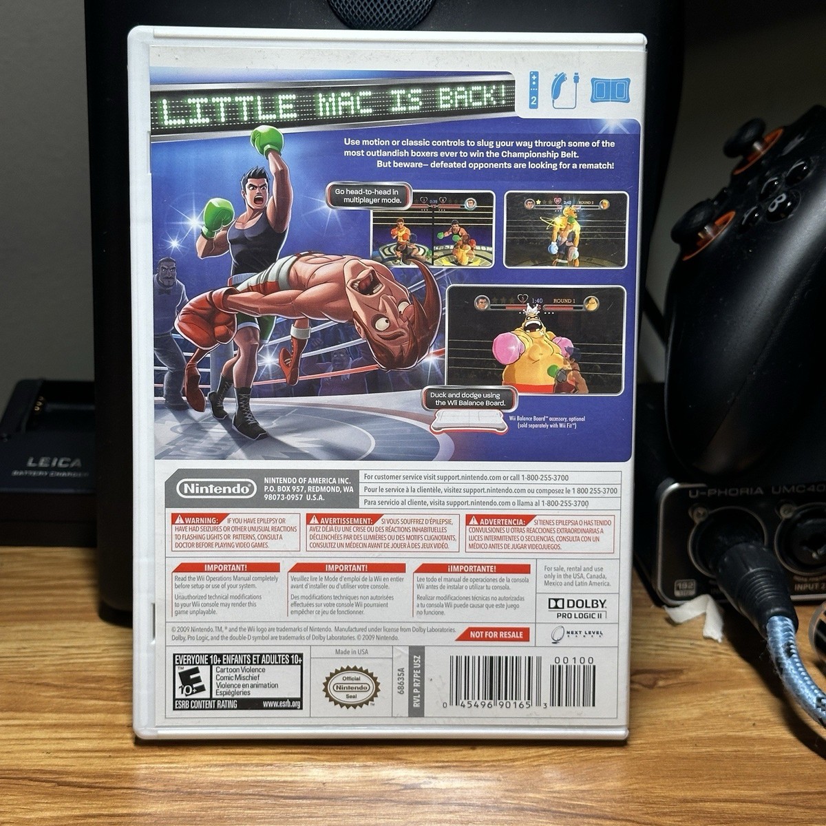 Punch-Out - Nintendo Wii Complete With Disc, Case, And Manual