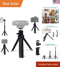 Lightweight Mini Tripod for Camera/Phone/Webcam, Extendable Stand, for Logite...