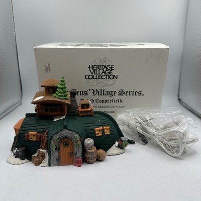 Dept 56 Dickens Village Peggotty's Seaside Cottage David Copperfield Green