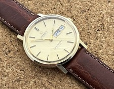 NICE VINTAGE 1972 OMEGA SEAMASTER DEVILLE GF DAY DATE WATCH  C6336 - RUNNING