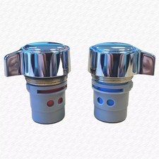 Brev MFI Howdens Moben PAIR Handle & Valve for Kitchen Tap Head & Body Spares