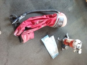 Clemco apollo 60 sandblasting hood fresh air filter lenses sand blast helmet