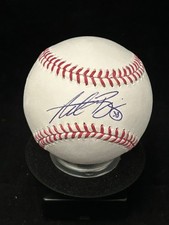 Andrew Bailey Signed baseball Phillies Yankees Sox ROMLB A’s AL ROY MLB Hologram