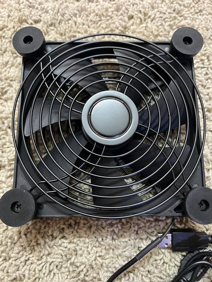 AC Infinity Multifan S4 140 mm Quiet USB Case Fan - Black (AI-MPF140A) - Image 4 of 4