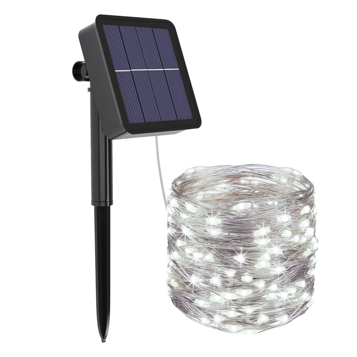 Catena Luci Solari Per Esterno Con Farfalle Colorate – 5m 20 LED – 8 Modalità – Giardino, Terrazza, Balcone - 3