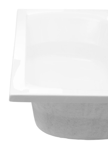 Rechteckbadewanne Komplettset 180 x 80 cm Duowanne für zwei pflegeleicht robust - Bild 11 von 12