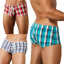 Men's Cotton Low Rise Tracksuit Home Pants Casual Shorts Boxer Underwear Trunks