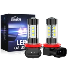 LED Fog Light Bulb H11 High Power Driving Lamps 6000K White Foglight Bulbs Kit