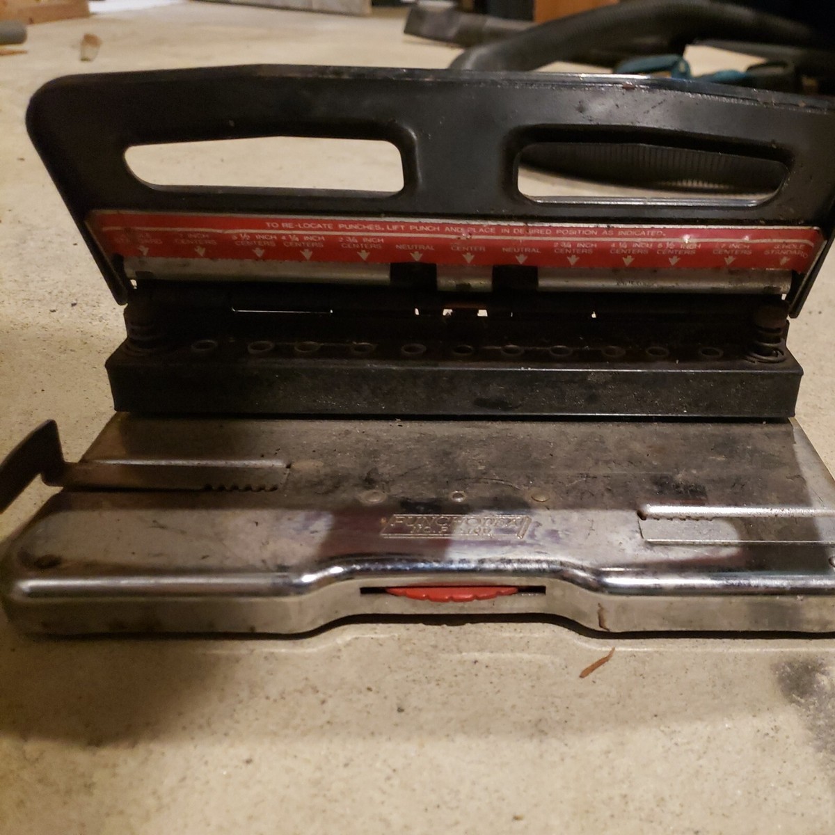 パンクス('99米) 3 hole punch vintage PUNCHODEX NO P-99 ROLODEX INDUSTRIAL | eBay