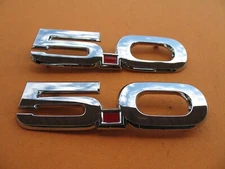 15 16 17 18 19 20 FORD MUSTANG 5.0 SIDE FENDER EMBLEM LOGO BADGE SIGN SET A26184