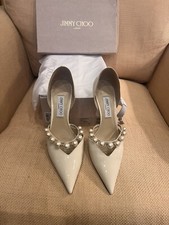 Jimmy hop AURELIE 85 Latte /WHITEPATENT LEATH...