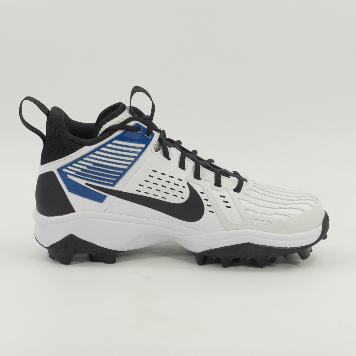 NEW Nike Force Savage Pro 3 Shark White Blue Cleats‎ Men\'s Size 17 FJ8163-100. Nike Lineman Football Cleats Size 18 Blue Force Savage Pro 3  main image 4