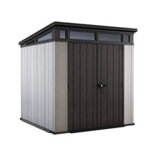 Casetta Da Giardino In Resina 214x218x226H Cm Artisan 7x7 Grigio Keter