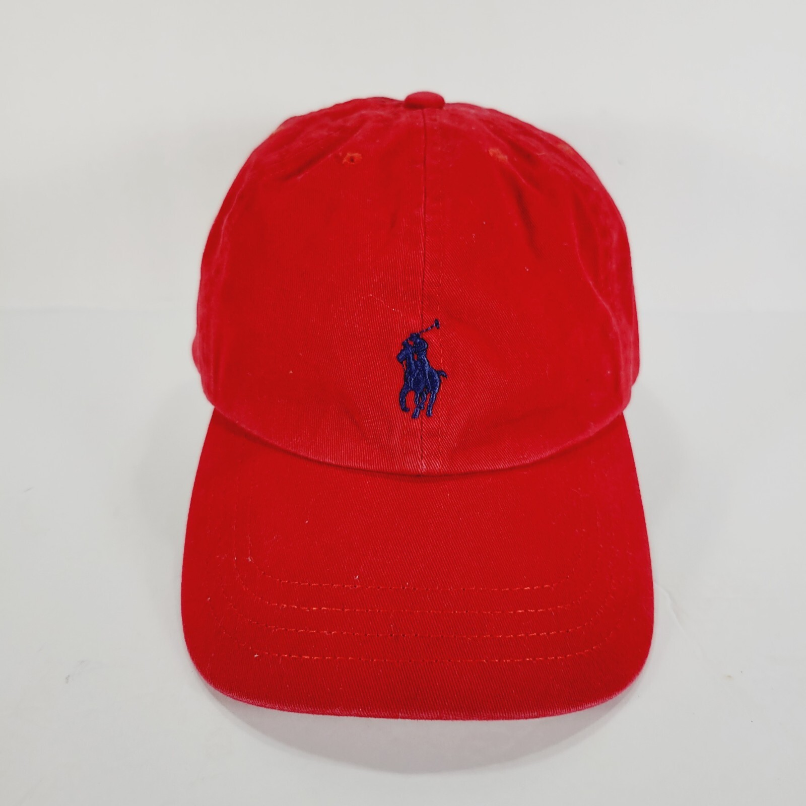Polo Ralph Lauren Cappello Berretto Strapback Uomo Rosso Blu Pony Logo Papà Nonno Golf