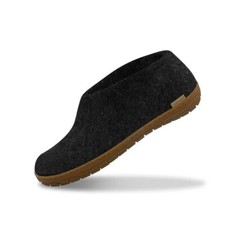 Glerups Womens Charcoal Shoe Honey Rubber Sole EU 36, 39 