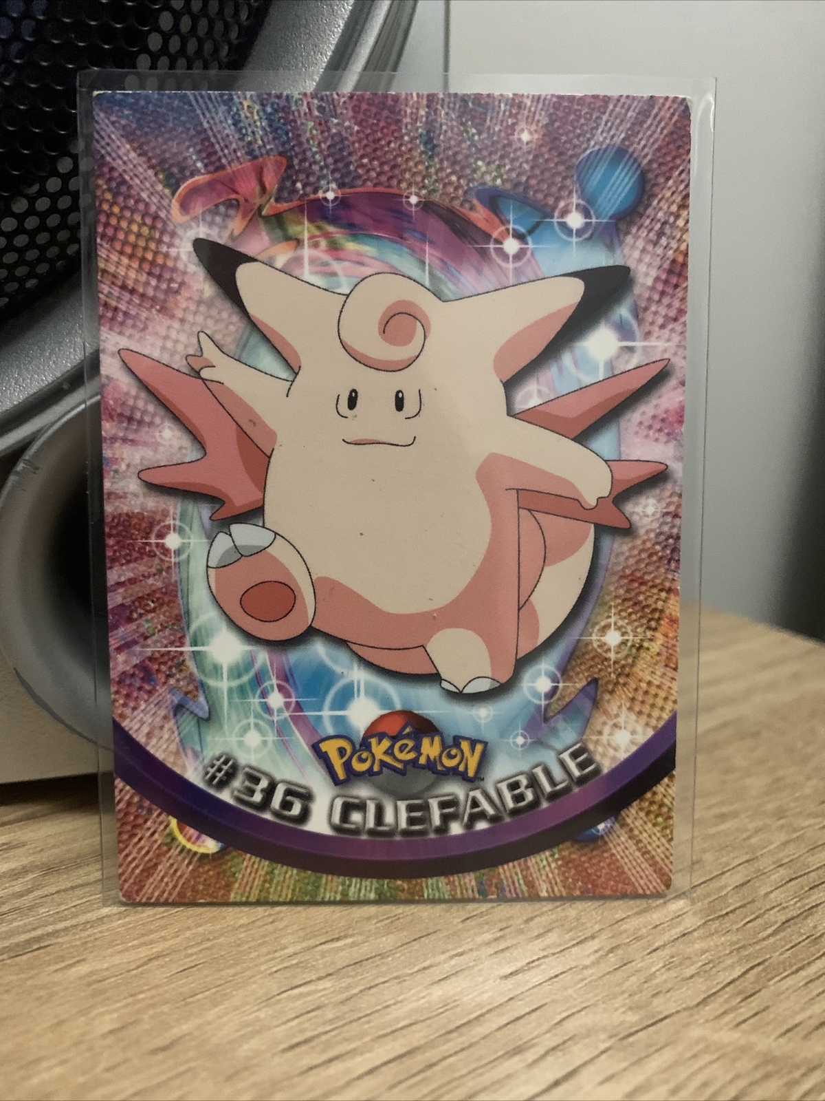Pokemon Card Clefable #36 TOPPS Series 1 Blue Logo 1st Print NEAR MINT ...