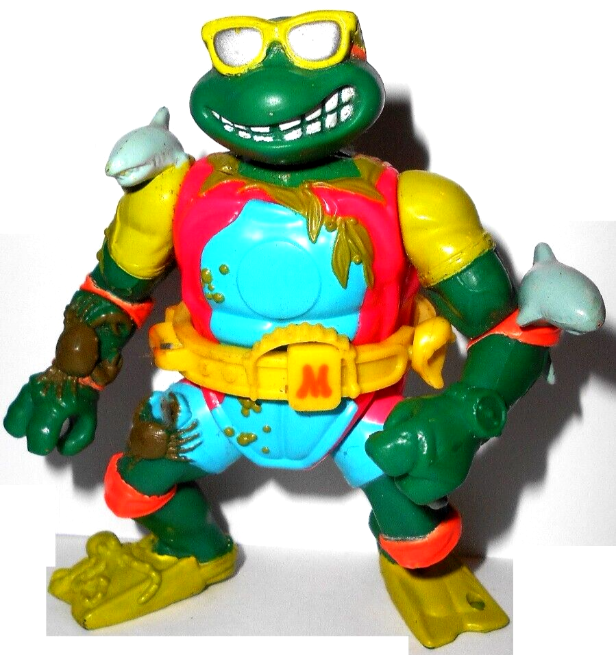 Teenage Mutant Ninja Turtles 1990 MIKEY Sewer Surfer w Belt