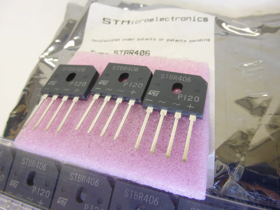 1 piece STBR406 | 50-60Hz RECTIFICATION BRIDGE | 600V | 4A | VF 1,07V | GBU | ST - Image 3 of 4