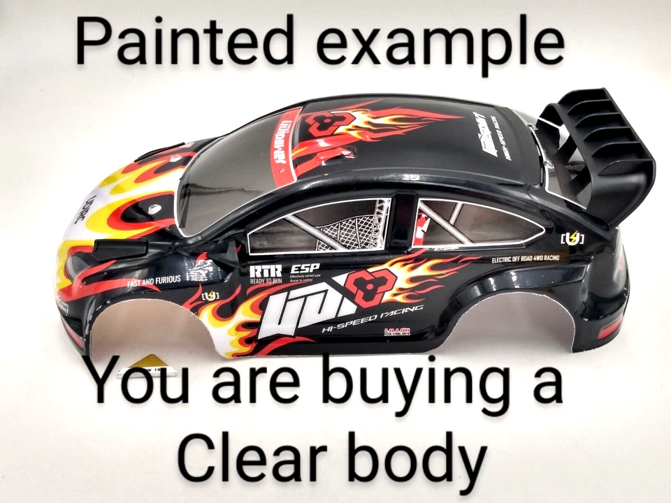 UD1604  UDIRC RC Focus Clear Body Shell Part  1604 001 Ships FREE US  Seller - Image 3 of 4