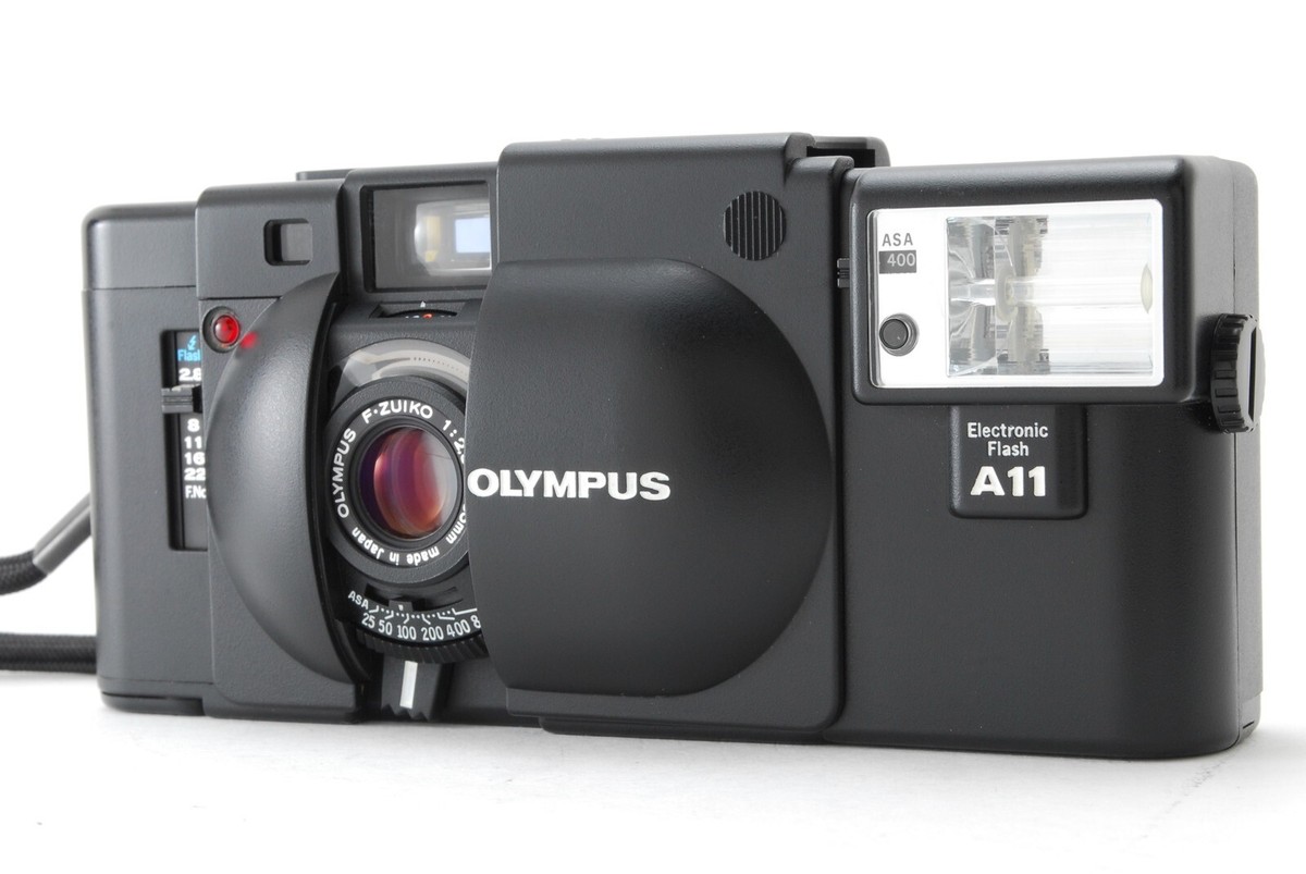 【良品】OLYMPUS XA A11 F-ZUIKO 35mm 2.8 #J03 Olympus XA 35mm Rangefinder Zuiko f/2.8 A11 Flash From