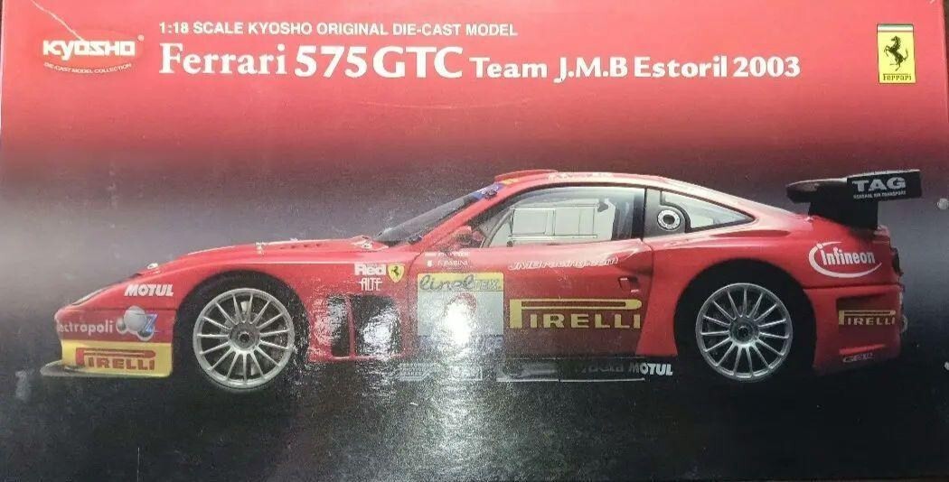 KYOSHO京商1/18Ferrari 575 Team JMB Estoril Direct from Japan KYOSHO Kyosho 1/18Ferrari 575 Team JMB