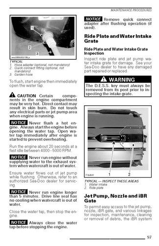 Sea-Doo Owners Manual Book 2009 RXT iS 255 & GTX LIMITED iS 255 - Bild 9 von 12