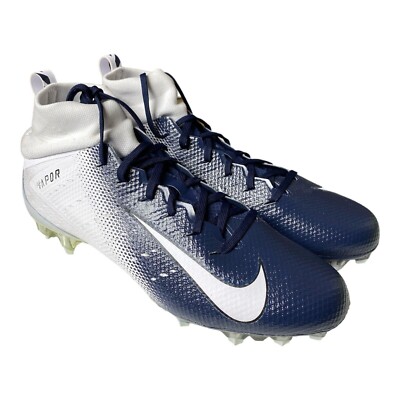 Nike Vapor Untouchable Pro TD 3 White/ Blue Football Cleats  display picture 1