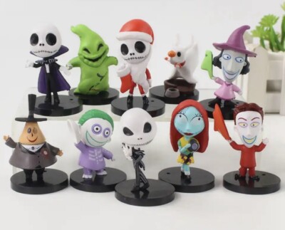 The Nightmare Before Christmas Figure 10 pieces new Jack Skellington
