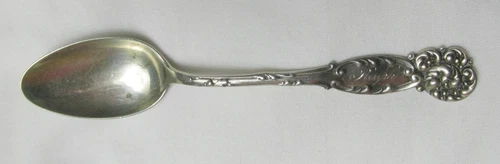 Reed & Barton LA REINE Sterling Teaspoon dated 1896  Engraved Ralph