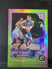 2017 Donruss Optic Retro Series Lime Green /175 SP Alonzo Mourning HOF Hornets