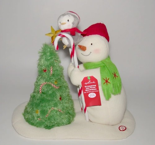 Hallmark Trimming The Tree JINGLE PALS Plush Animated Singing Snowman 2010 NWT