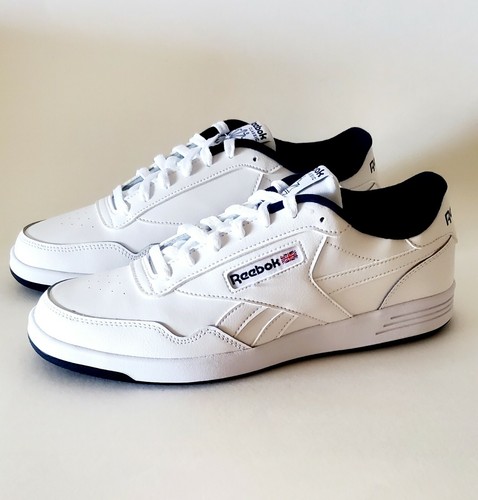 REEBOK Club Memt White Navy Blue Memory 