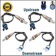 4x UP+Down Oxygen Sensor For 2003-07 Chevy Express 1500 Base GMC Savana 2500 SLE