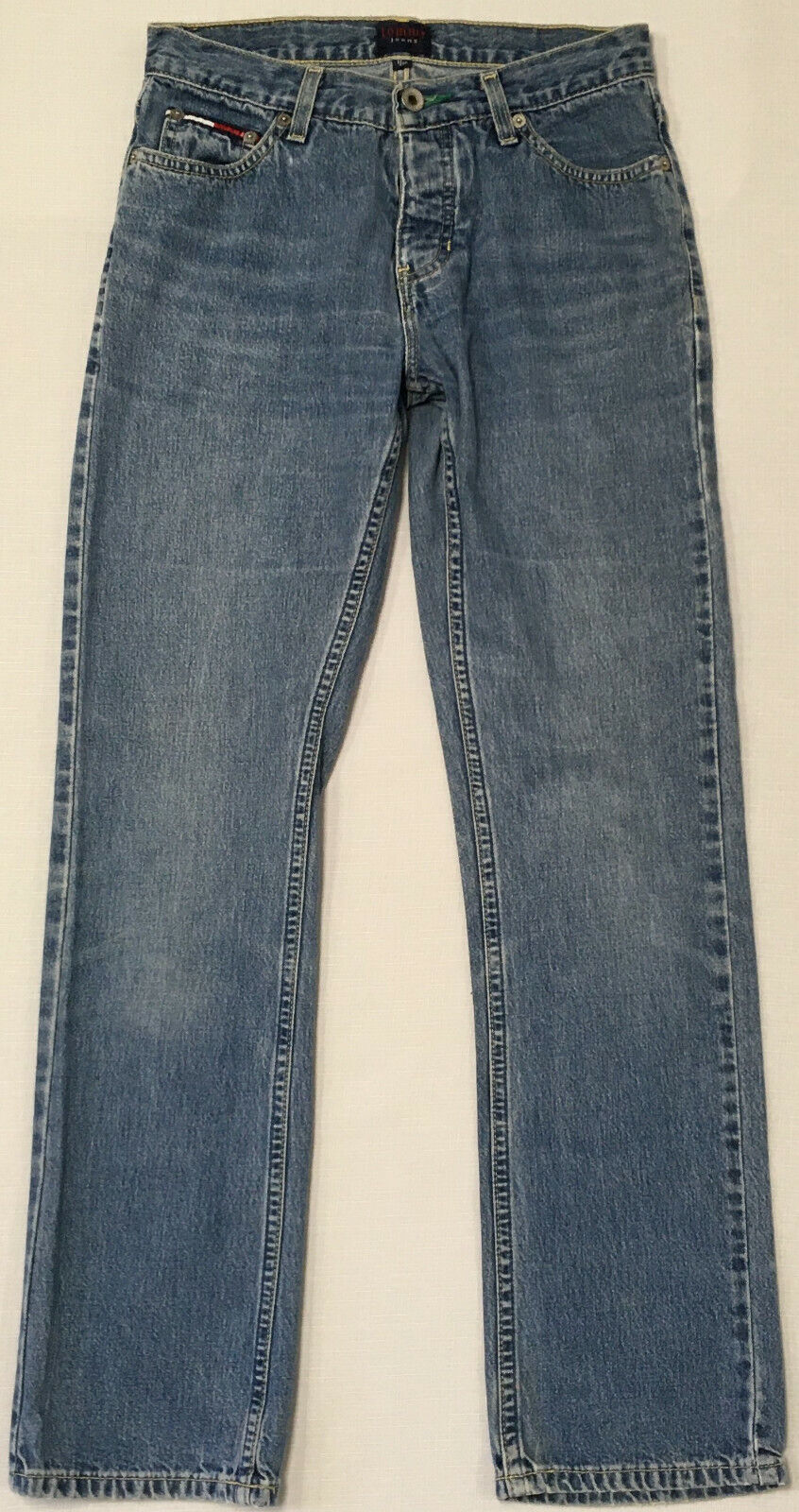 Tommy Hilfiger Tommy Jeans 1/30 Blue Jeans Logo Patch on Back | eBay