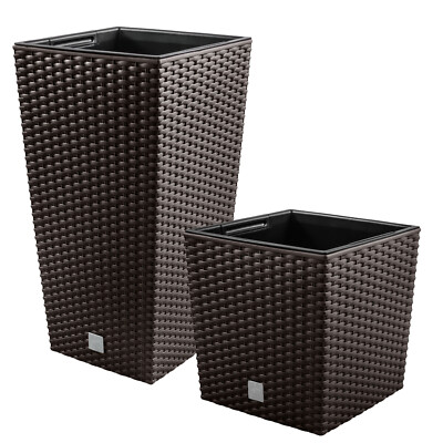 Rattan Bianco Tavolo Da Giardino Con Sedie Rattan Set Tavolo e Sedie da Giardino