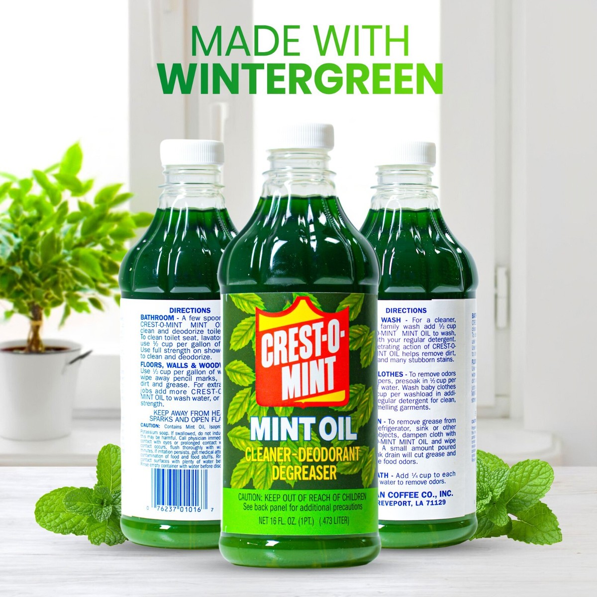 Crest-O-Mint Wintergreen Oil Multi-Purpose Cleaner Degreaser